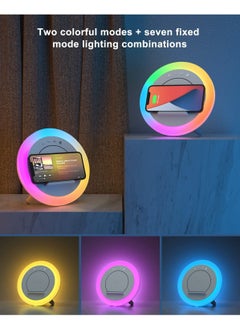 Y&D SYOSI Wireless Bluetooth Speakers Speaker with Charging, Night Light Dynamic Colored Lights, Gifts for Girls Boys  - Image 2