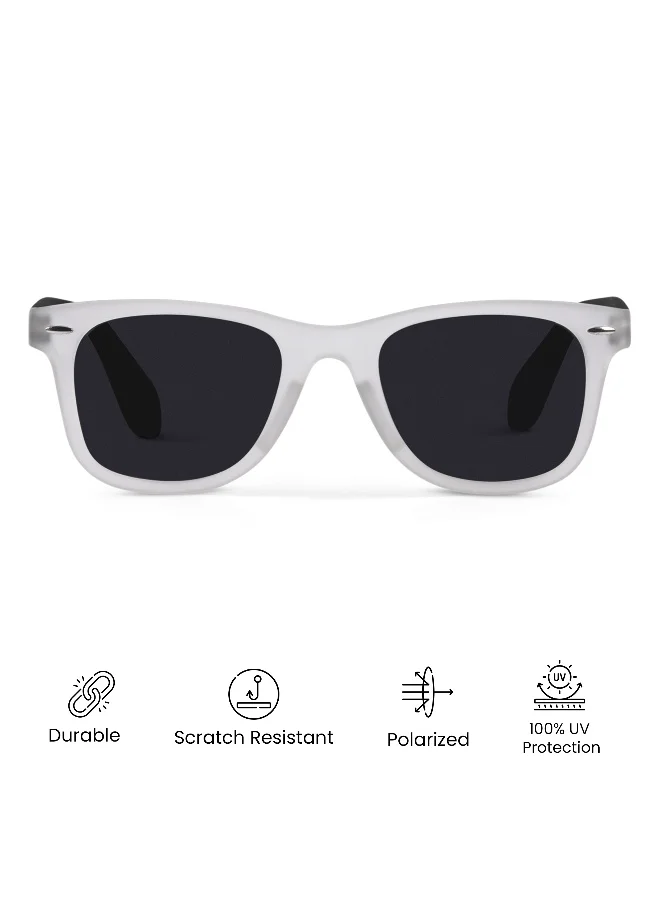 Woggles Obsidian Polarized Wayfarer Sunglasses