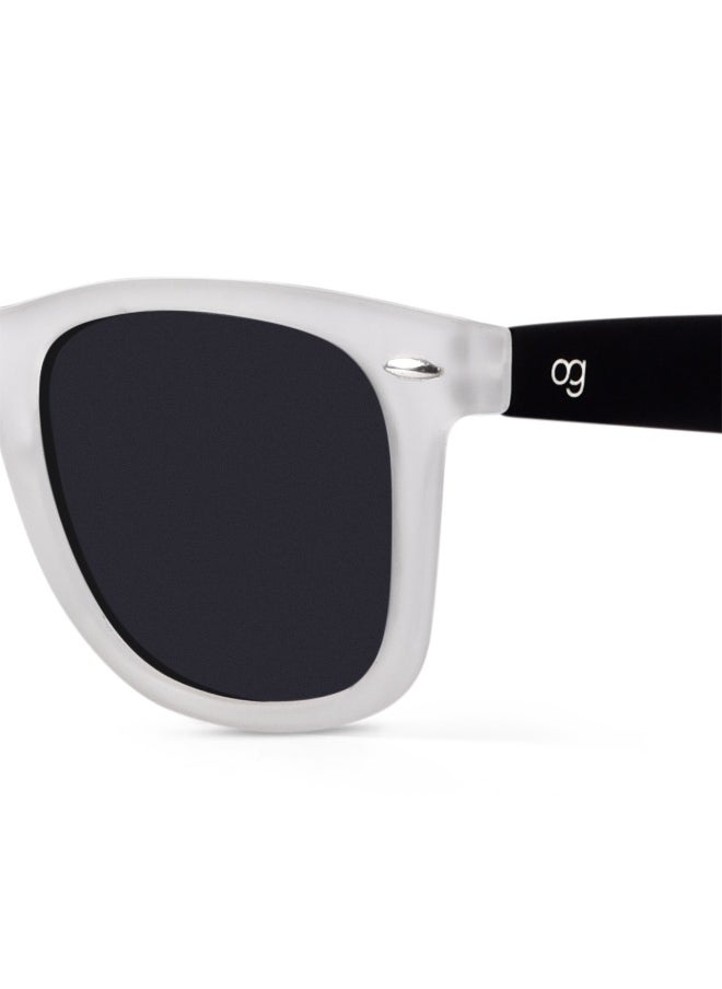 Woggles Obsidian Polarized Wayfarer Sunglasses  - Image 2