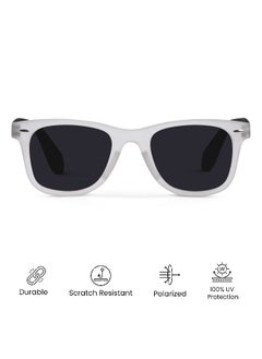 Woggles Obsidian Polarized Wayfarer Sunglasses  - Image 4