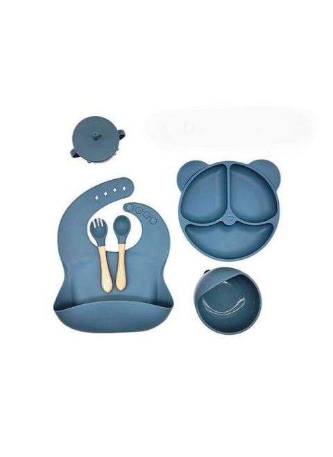 Silicone food set for boys, random color
