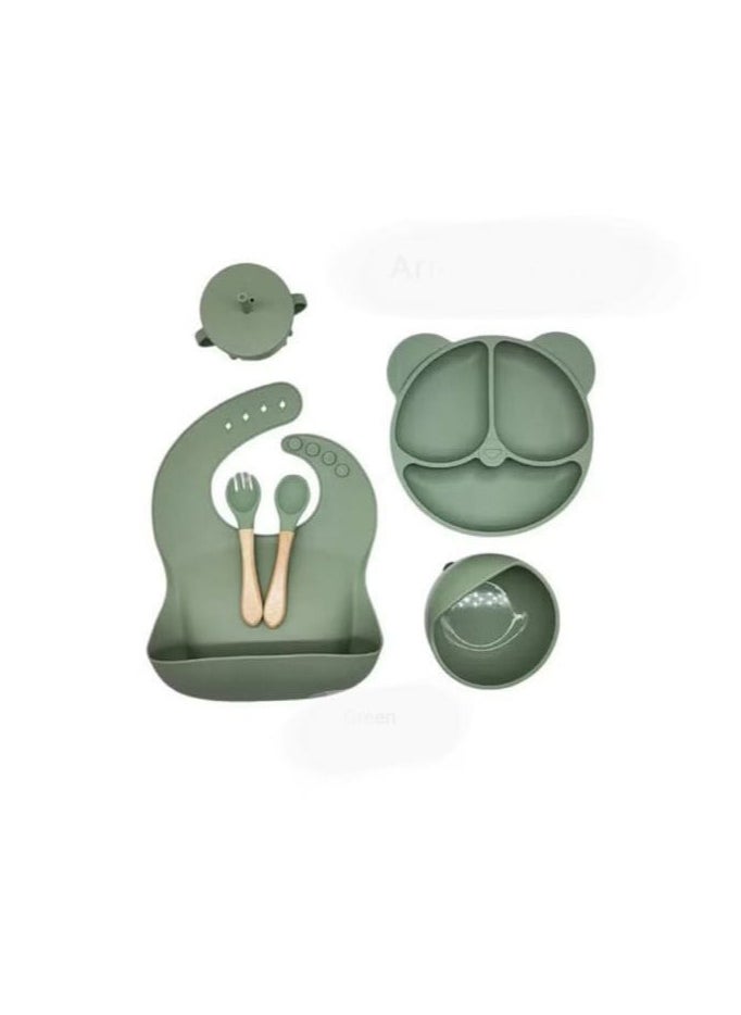 Silicone food set for boys, random color