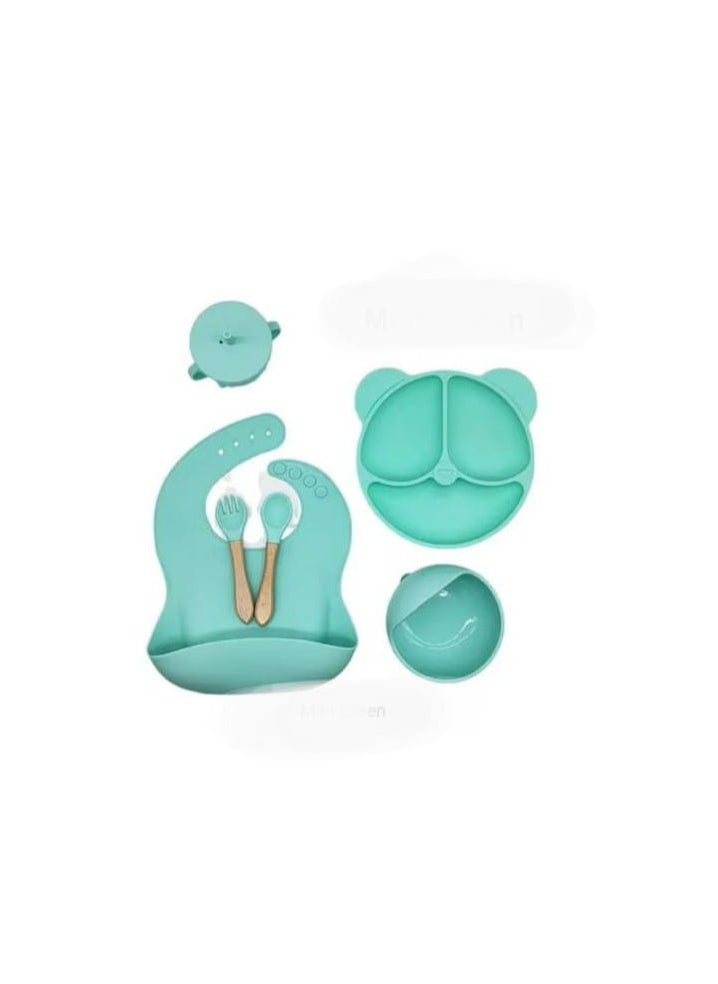 Silicone food set for boys, random color
