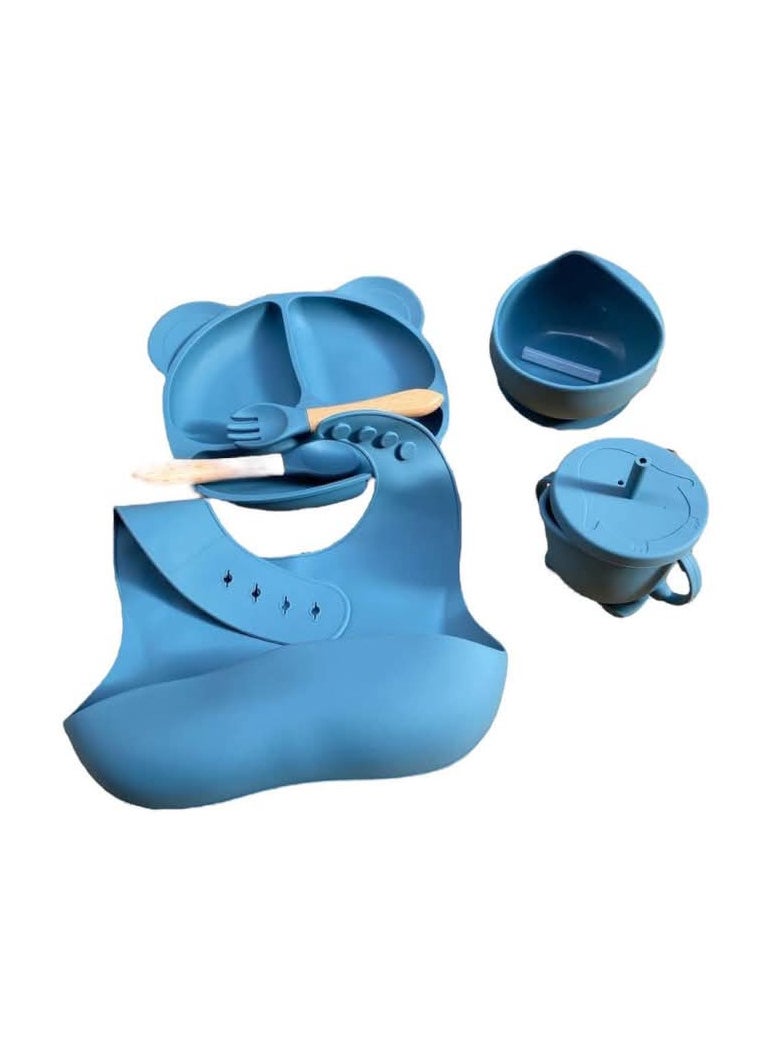 Silicone food set for boys, random color