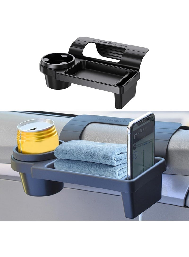 Arabest Premium Multifunctional Car Accessory Organizer - Spacious Storage Rack with Cup Holder for Drinks, Phone, Accessories - Vehicle Door Window Hanging Solution for Easy Access and Organization - Image 4