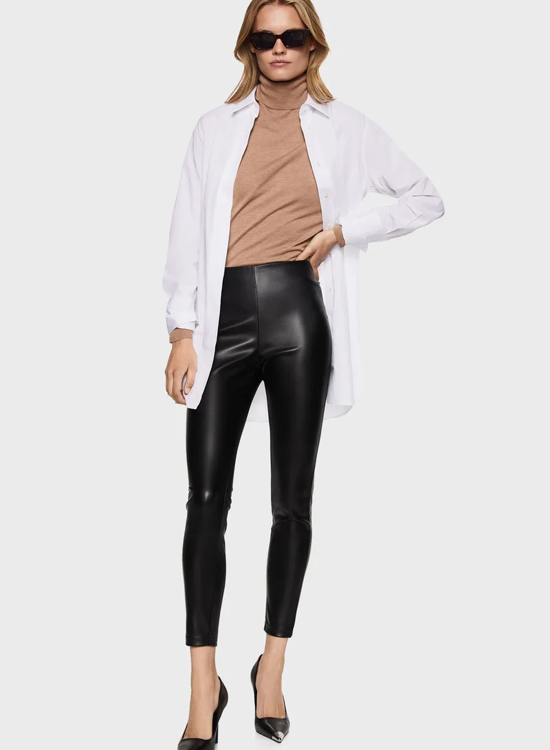 MANGO High Waist Leggings