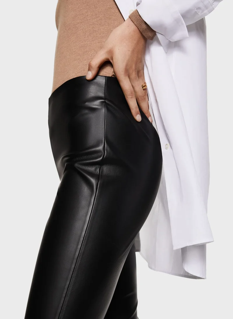 MANGO High Waist Leggings