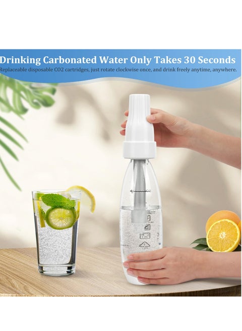 Soda Siphon, Sparkling Water Maker Machine, Household Fizzy Drink Maker (CO2 Cylinders Not Included)
