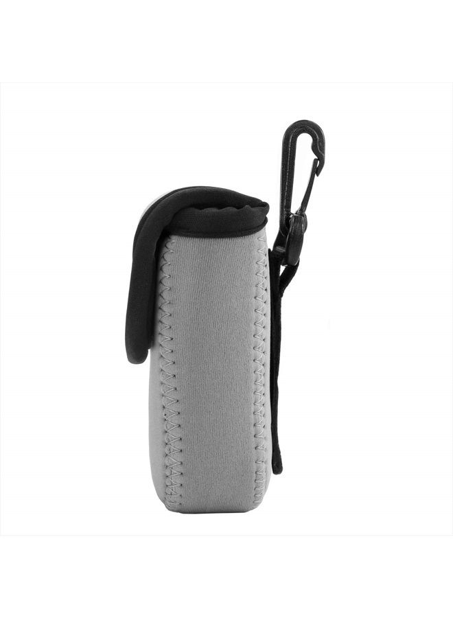 MegaGear MG751 Canon PowerShot SX620 HS, IXUS 180, IXUS 185, IXUS 360 HS, IXUS 190 is, IXUS 170 is, SX610 HS Ultra Light Neoprene Camera Case - Gray - Image 3