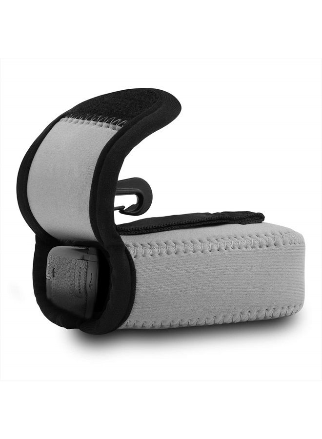 MegaGear MG751 Canon PowerShot SX620 HS, IXUS 180, IXUS 185, IXUS 360 HS, IXUS 190 is, IXUS 170 is, SX610 HS Ultra Light Neoprene Camera Case - Gray - Image 2