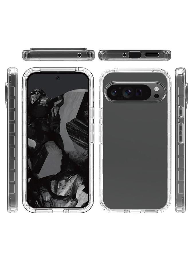 S-TOP Case For Google Pixel 9 Pro XL Shockproof Clear Gradient PC + TPU Phone Case - Image 2