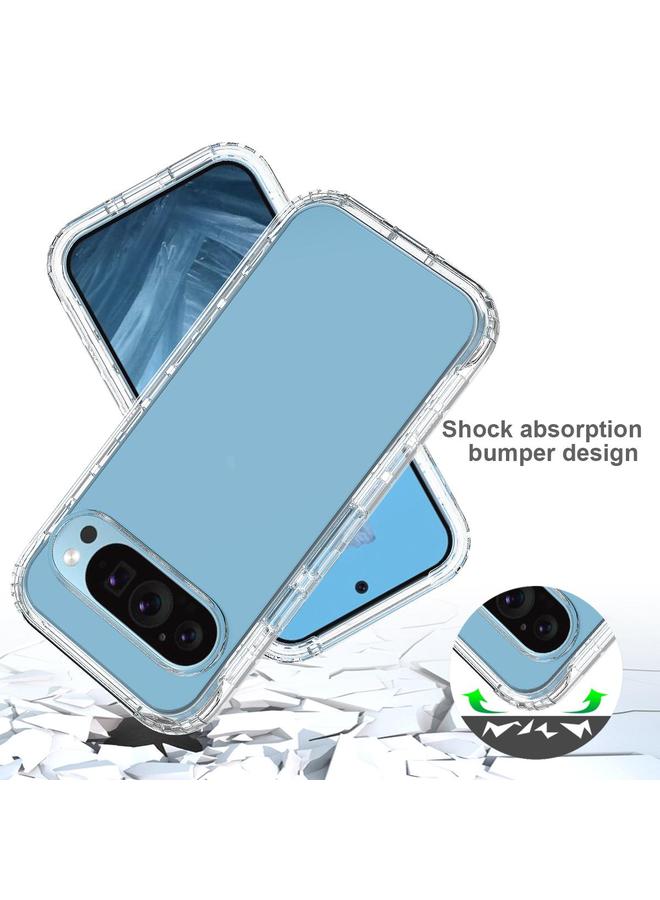 S-TOP Case For Google Pixel 9 Pro XL Shockproof Clear Gradient PC + TPU Phone Case - Image 3