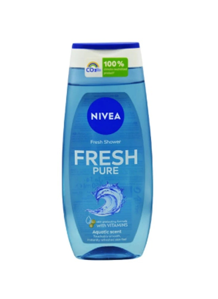 Nivea Shower Gel Fresh Pure 250ml  - Image 1