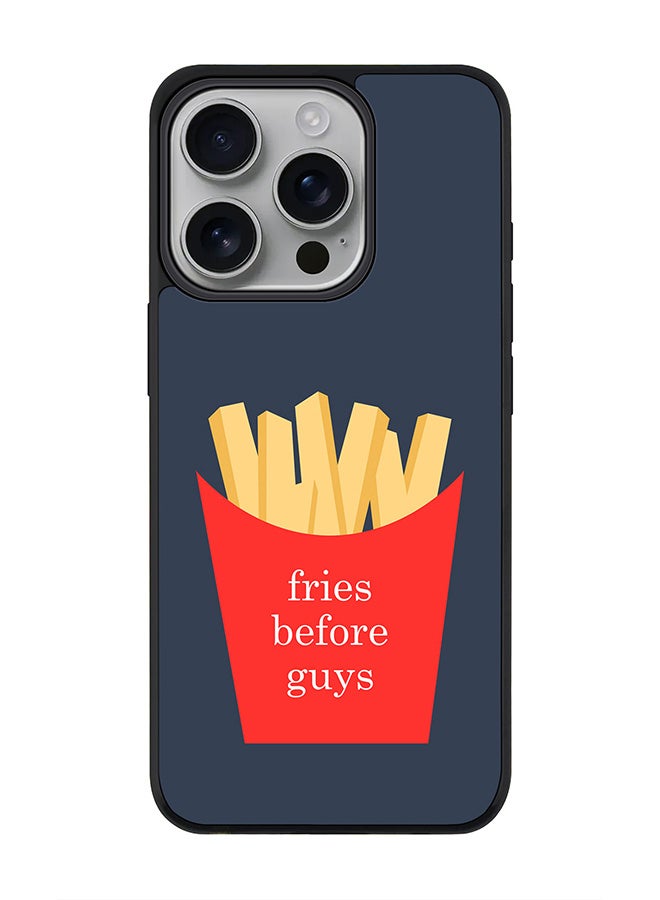 Stylizedd For iPhone 16 Pro Case [Compatible with MagSafe] Slim Magnetic cover Phone Case iPhone 16 Pro -Fries Before Guys - Image 1