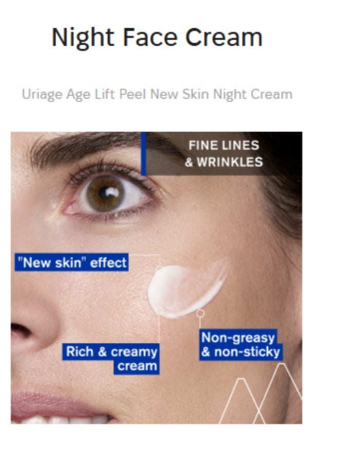 Uriage Age Lift Peel Night Cream 50ml - Image 3