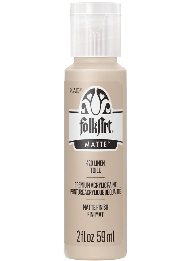 FolkArt Acrylic Paint in Assorted Colors (2 oz), 420, Linen - Image 1