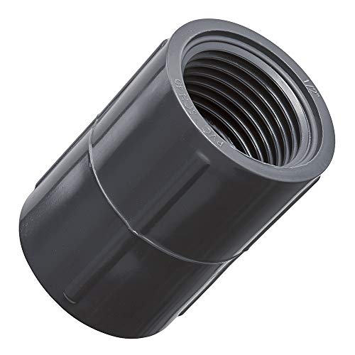 Orbit 38413 PVC Coupling 1/2" Fnpt, Grey - Image 1