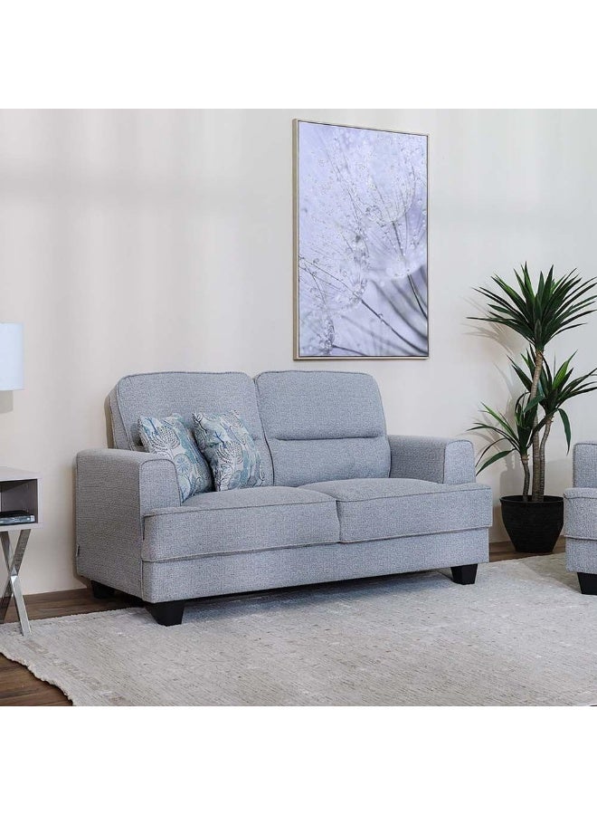 Comfynest Comfynest Winterfell 2-Seater Fabric Sofa Warm With 2-Year Warranty 166X88X97Cm Warm Grey - Image 2
