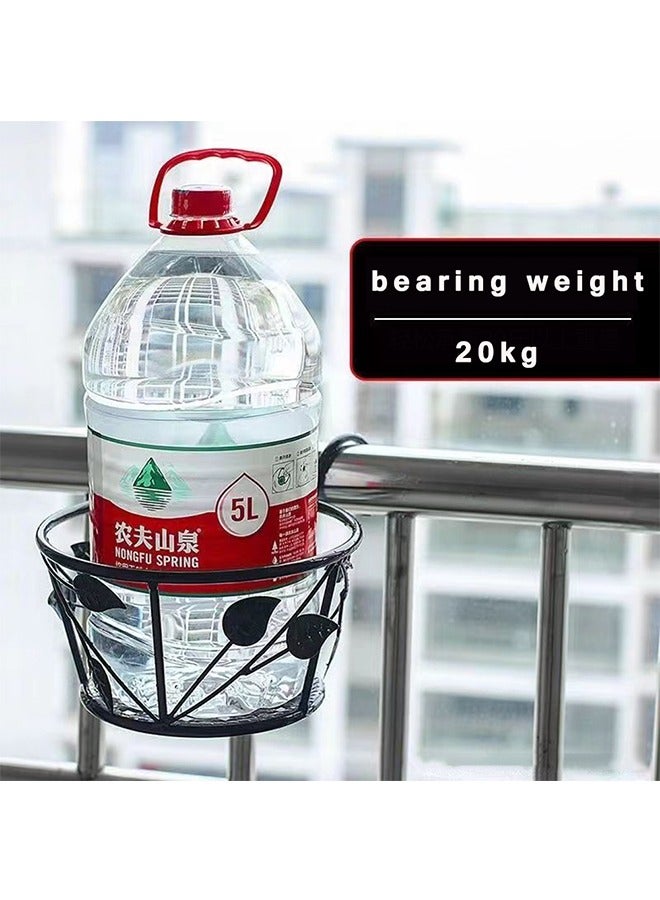 CityRiya-Long Plant Hangers Hanging Planter Basket Plant Holder Hanger Planter Rack Flower Pots Holder Stand Balcony Metal Railing Planter Holder Flower Basket for Indoor Outdoor  - Image 4