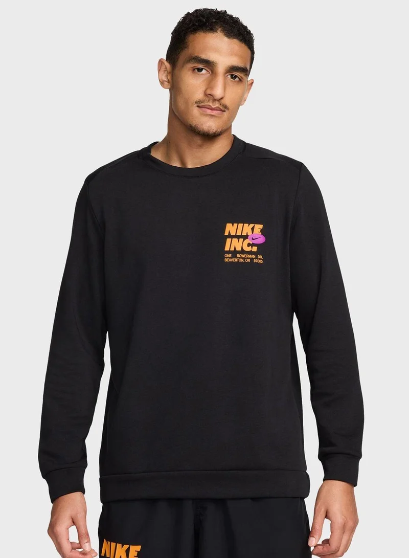 Nike Men's Dri-FIT Fleece Fitness Crew