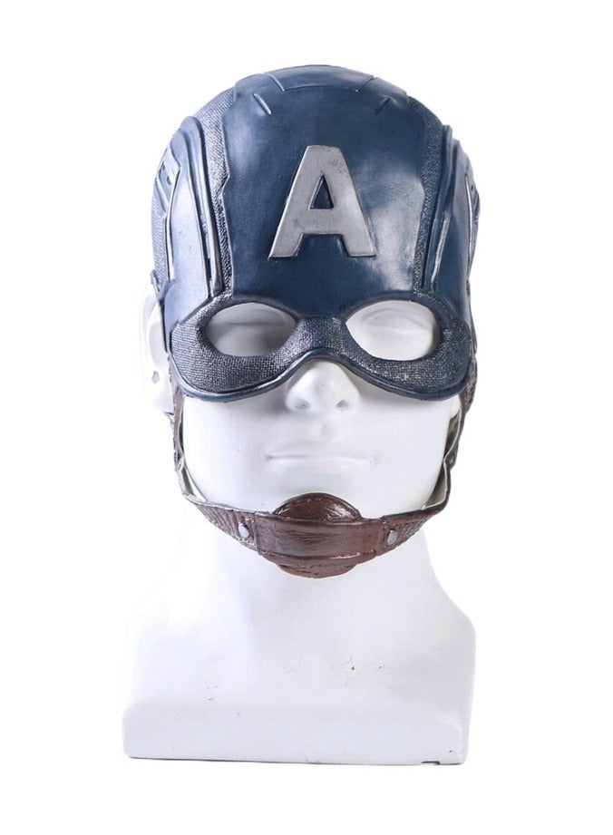 general Captain America latex mask realistic movie merchandise cosplay prop easily play the character - Image 1