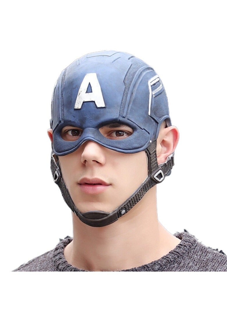 general Captain America latex mask realistic movie merchandise cosplay prop easily play the character - Image 2