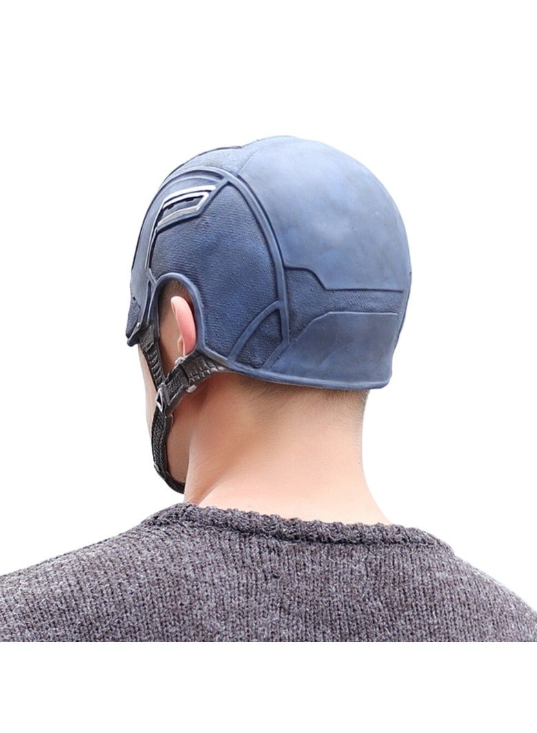 general Captain America latex mask realistic movie merchandise cosplay prop easily play the character - Image 3