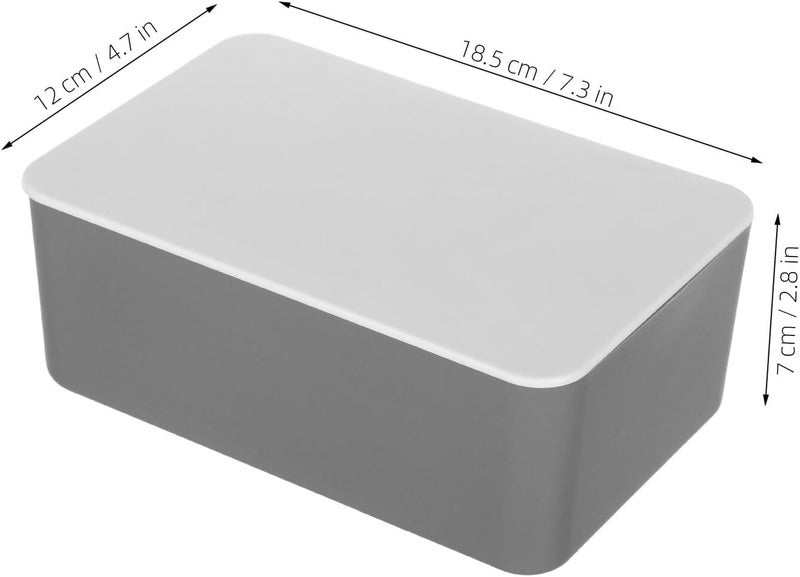 Wet Wipes Dispenser Box Large Capacity Plastic Wipes Container with Dustproof Lid Refillable Wet Tissue Holder for Home Desktop Bathroom Living Room - Image 2