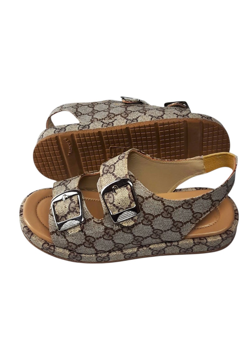 Modern Women's Sandals – Padded Faux Leather with Comfortable Sole - Image 2