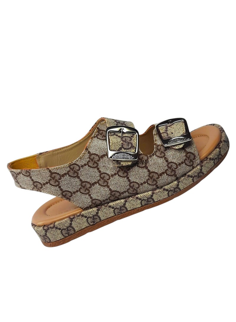 Modern Women's Sandals – Padded Faux Leather with Comfortable Sole - Image 3