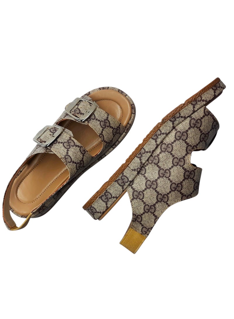 Modern Women's Sandals – Padded Faux Leather with Comfortable Sole - Image 4