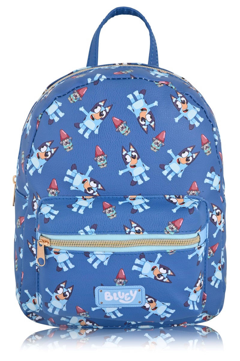Fast Forward Bluey Backpack Unisex Mini Backpack for Boys Girls Cute PU Leather 10 Bluey Bag - Image 2
