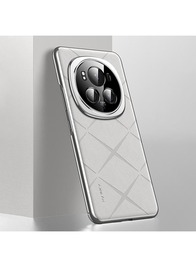 S-TOP Case For Honor Magic6 Pro Plain Leather PC Phone Case - Image 1