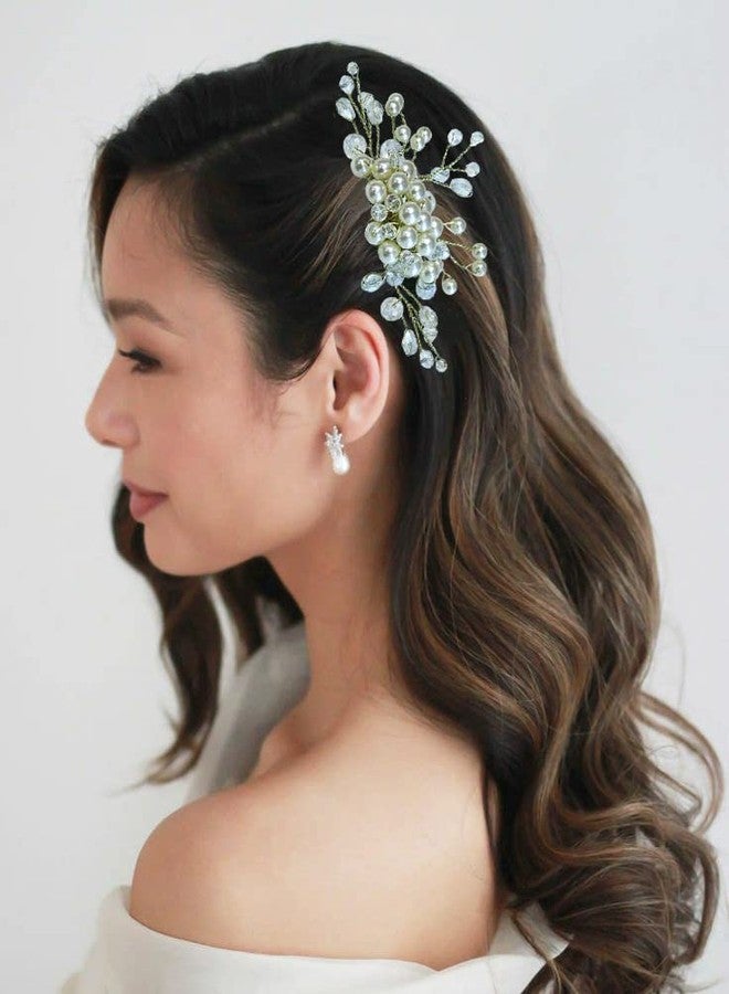 La Belleza Pearl Hair accessory/slides/comb accessory/side pin clip for girls and women - Image 2