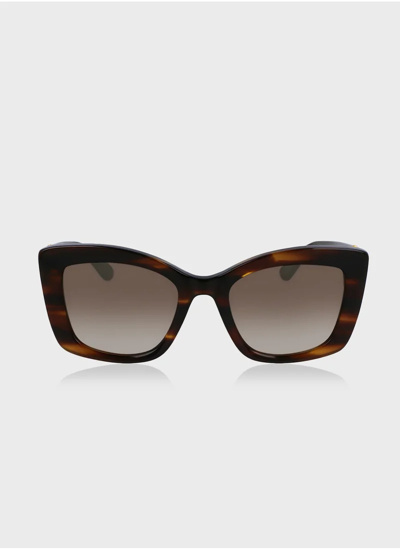 Karl Lagerfeld Modified Rectangle Sunglasses