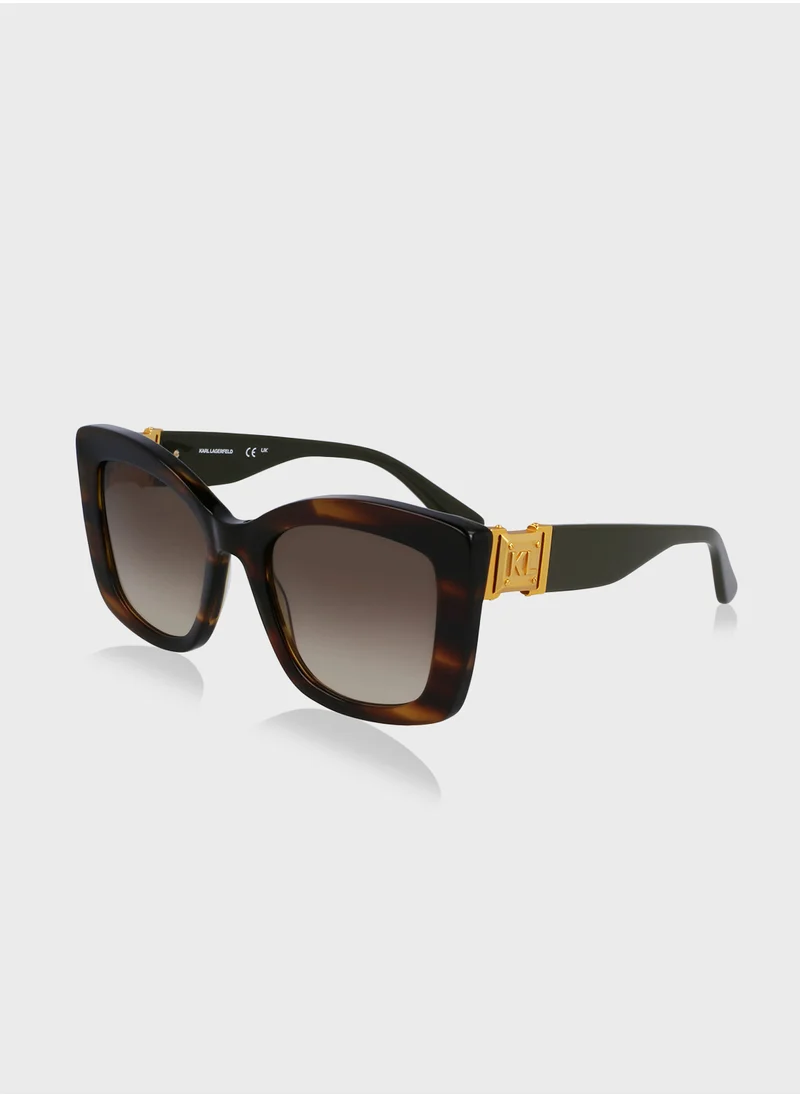 Karl Lagerfeld Modified Rectangle Sunglasses