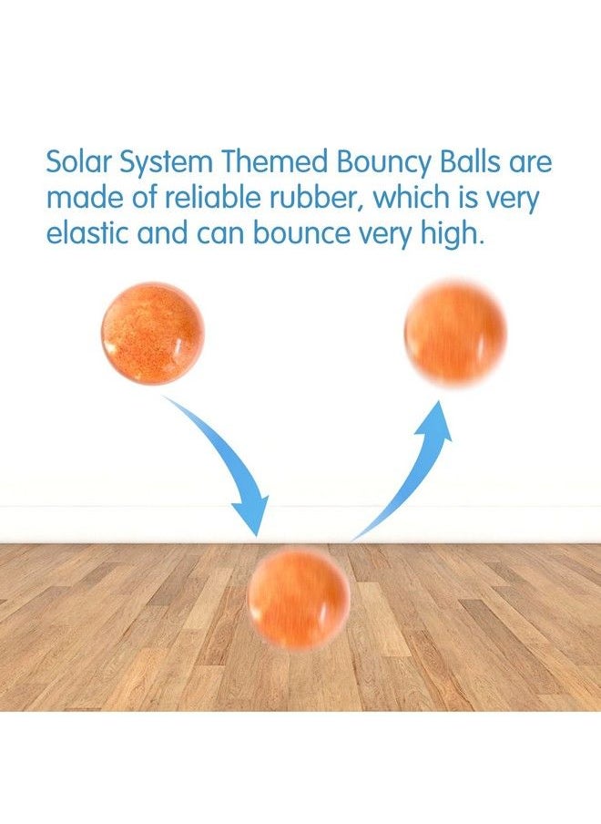 Panxxsen 24 Pieces Bouncy Balls Planets Bounce Balls High Bouncing Solar System Rubber Balls For Kids Party Favors And Goodie Bag Fillers For Prizes Birthdays Gift 32Mm  - Image 5