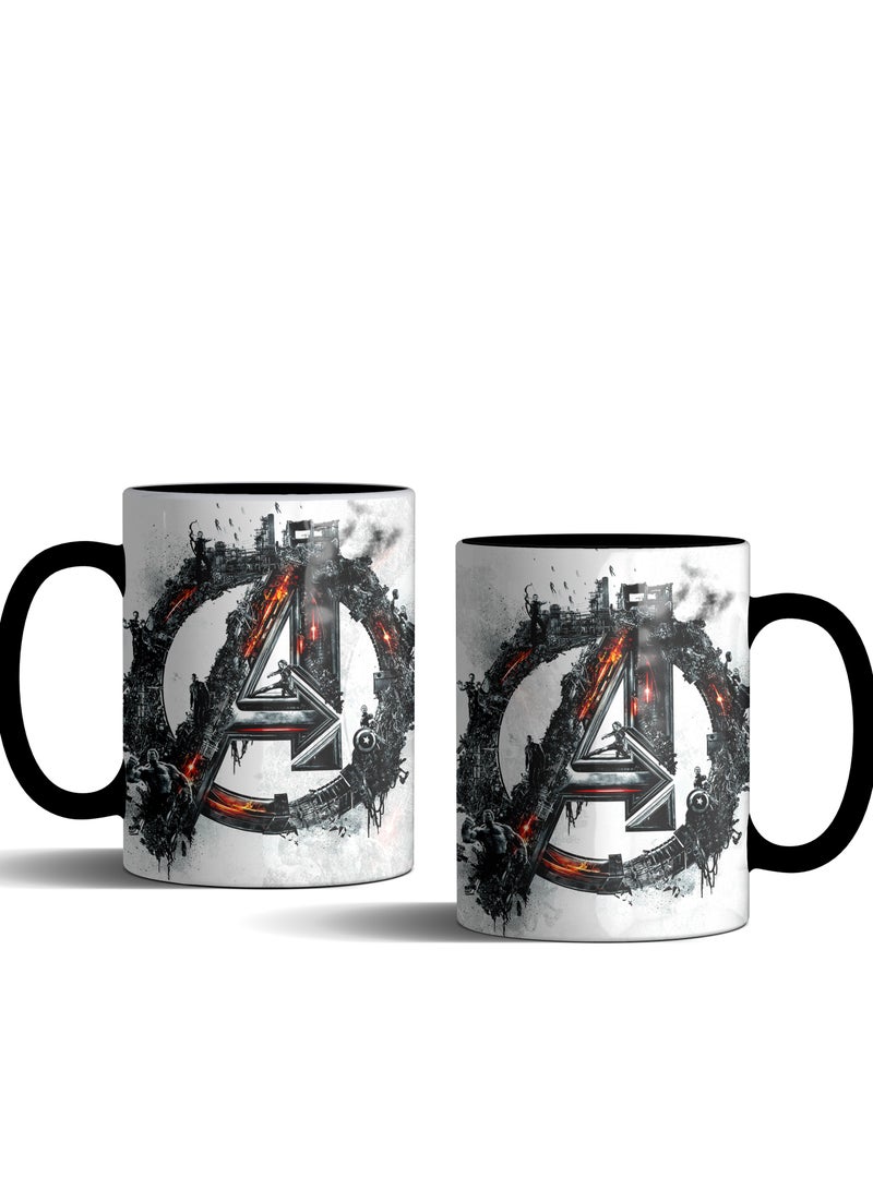 إم إي سي أفنجرز كوب قهوة مطبوع 11 أونصة - Image 2