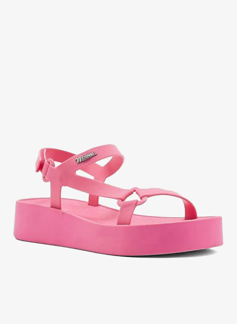 ميليسا صنادل بكعب إسفين بحزام للكاحل