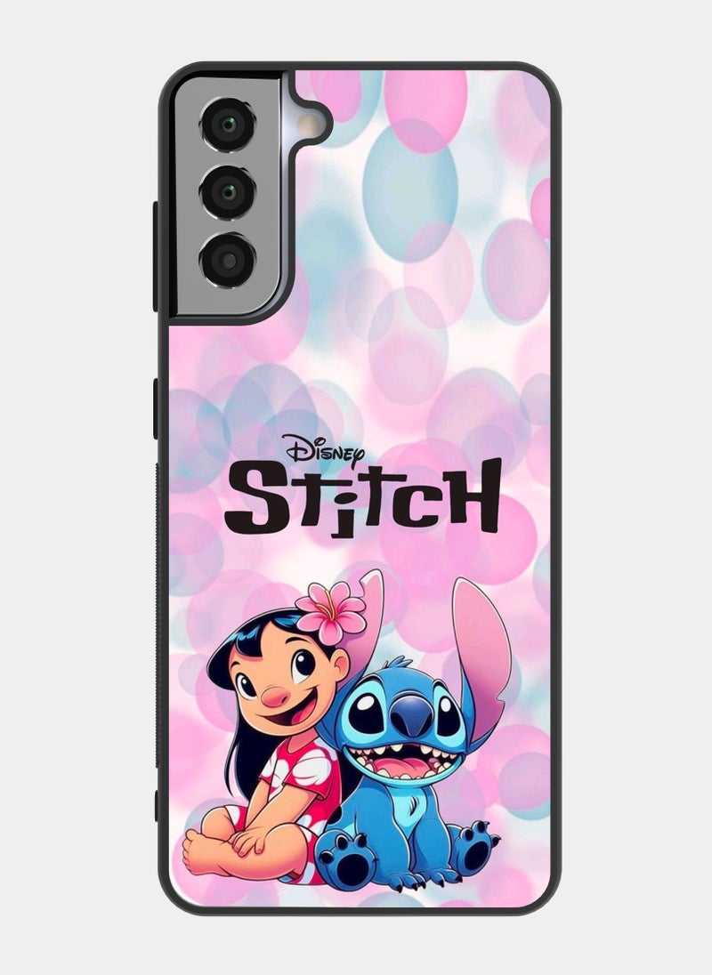 PXLAAT Samsung Galaxy S21 Plus case cover Lilo And Stitch - Image 1