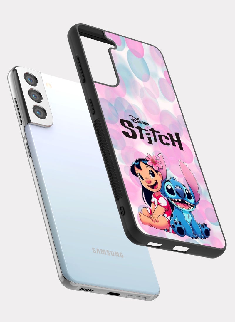 PXLAAT Samsung Galaxy S21 Plus case cover Lilo And Stitch - Image 2