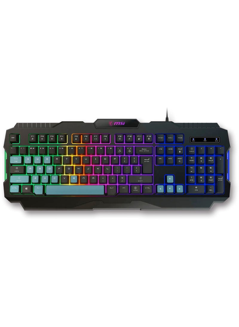 كومبو MSI Forge GK100 Combo Gaming Keyboard - Black - Image 3
