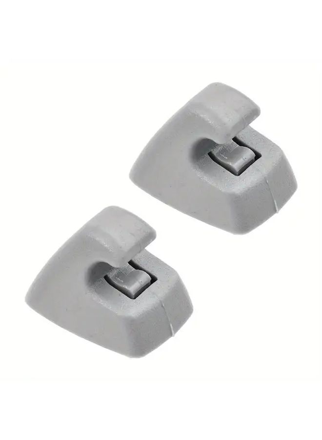 2pcs Durable Plastic Sun Visor Holder Clips Model 95994975 - Image 1