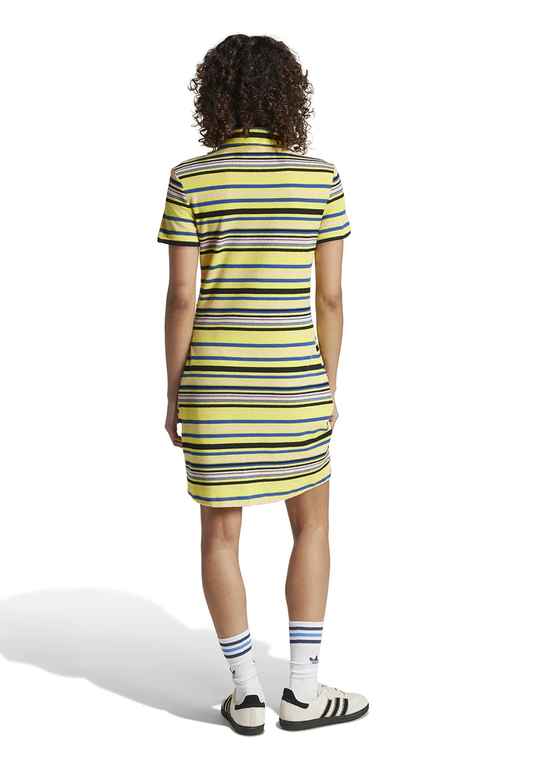 اديداس اوريجينالز Striped Towel Dress