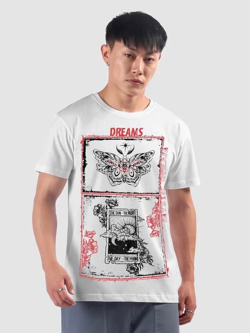 Beyoung Dreams Printed T-shirt