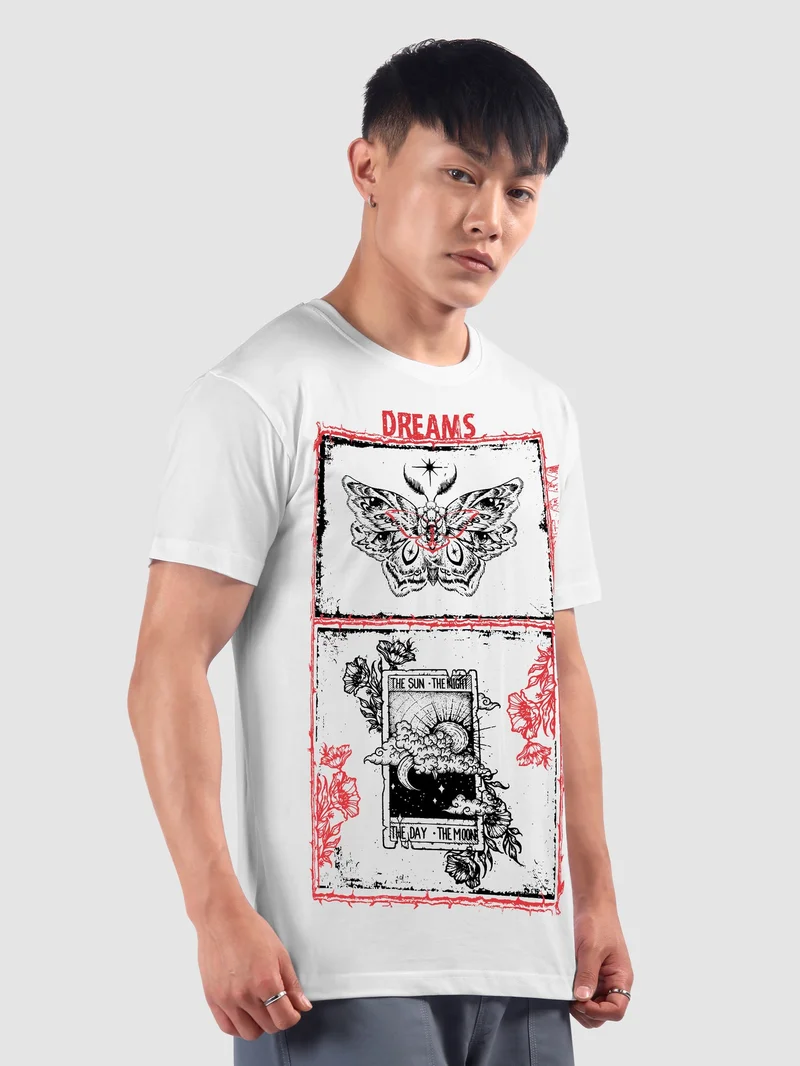 Beyoung Dreams Printed T-shirt