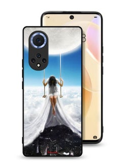 Tolwak Huawei nova 9 Protective Case Cover Moon Clouds Town Art  - Image 1