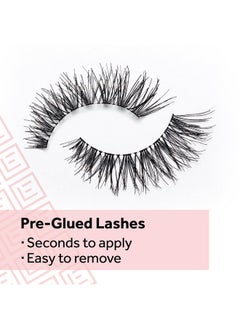 EYLURE Eylure Press On Pre-Glued False Eyelashes, Wispy Light Texture Lash, No.117, 1 Pair  - Image 5