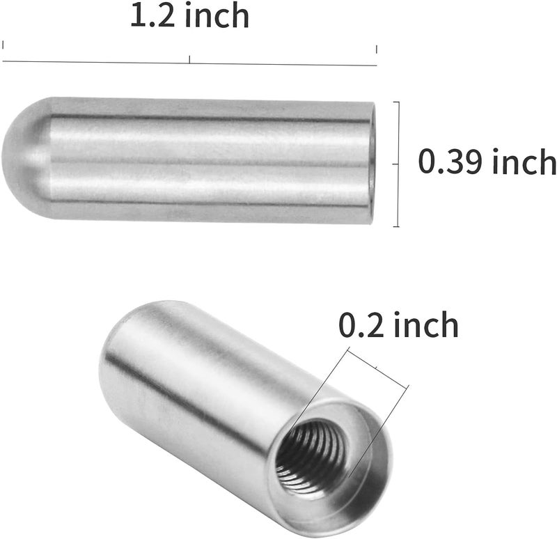 Bentolin Stainless Steel Door Hinge Pin Guides for Jeep Wrangler (1997-2021) - 8 Pcs - Image 3