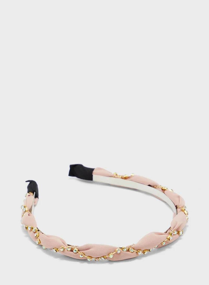 Ella Limited Edition Diamante Twisted Headband